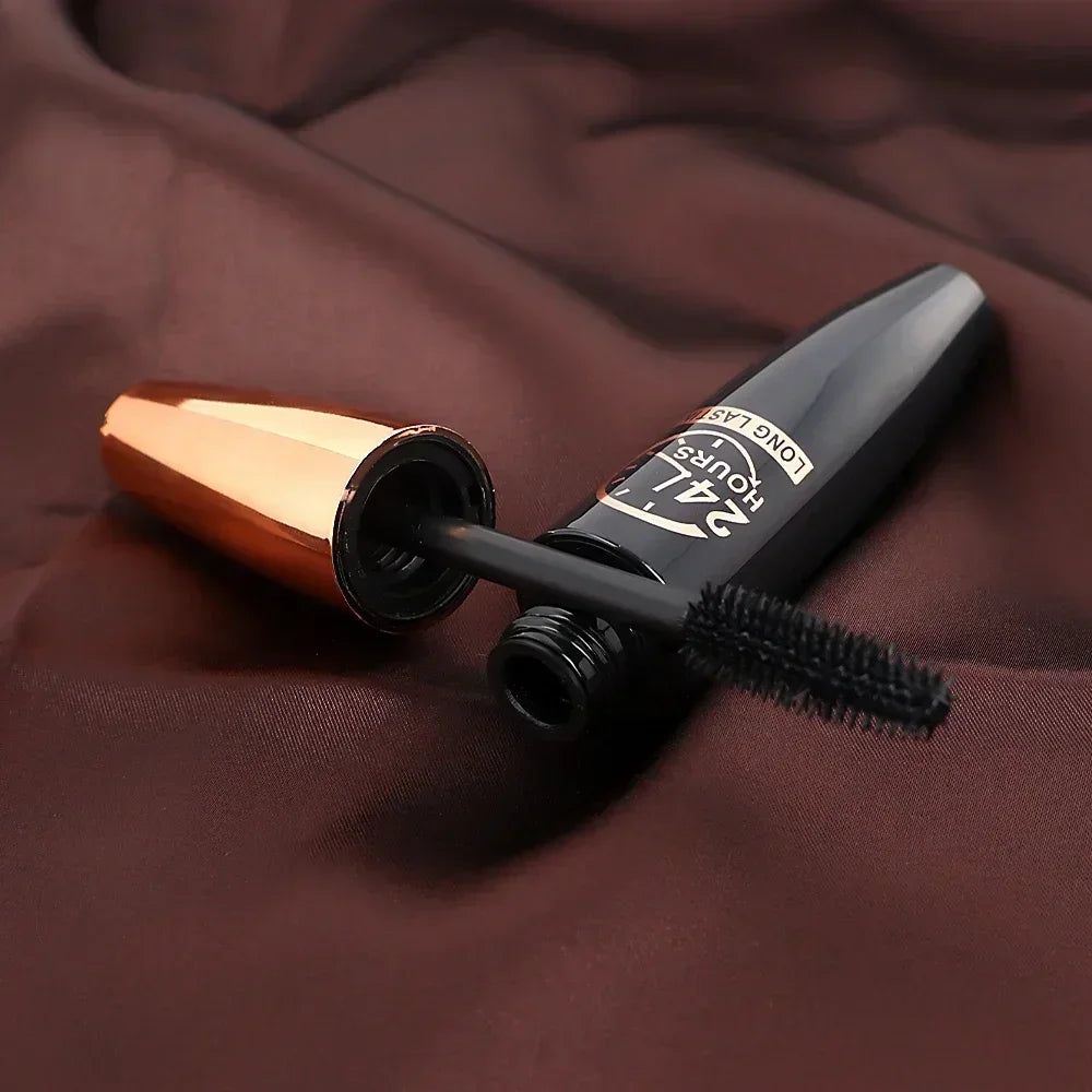 Ultimate 5D Waterproof Mascara for Lengthened, Beautiful Eyelashes - Silk Fiber Formula for Stunning Makeup Looks