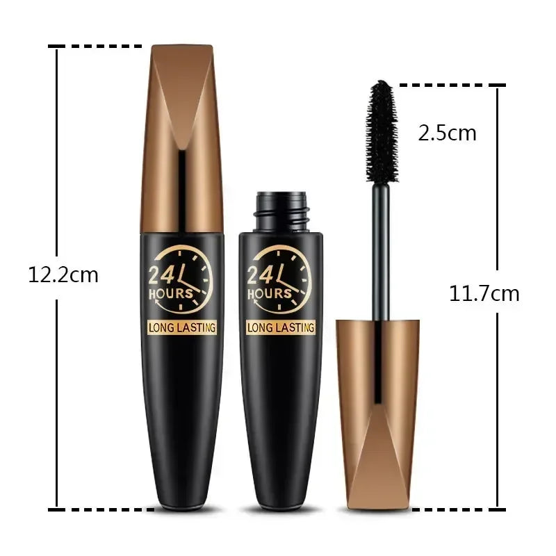 Ultimate 5D Waterproof Mascara for Lengthened, Beautiful Eyelashes - Silk Fiber Formula for Stunning Makeup Looks